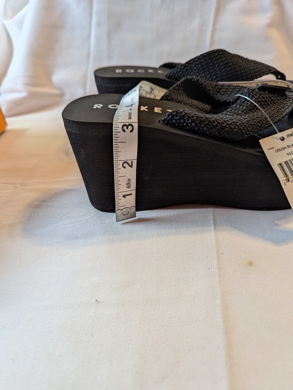 Woman's Rocket Dog Black Sandals Size 7 BNWT - Picture 7 of 10